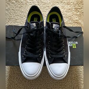Converse Chuck Taylor All Star II Black and White Sneakers